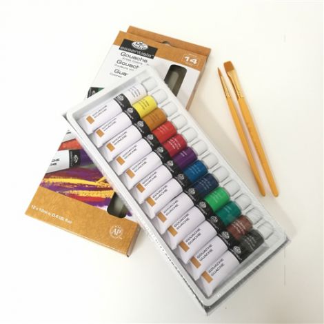 Farby Gwasze R&L, 12 kolorów x 12ml - 2
